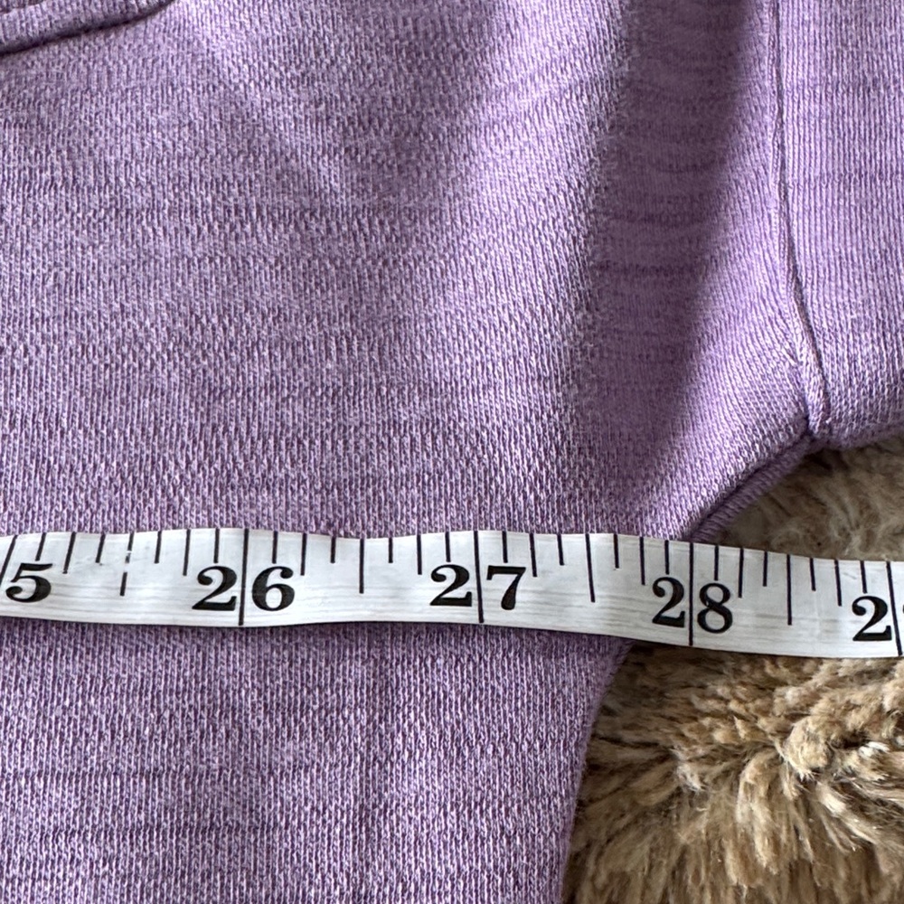 J.Jill Pure Jill Cotton V-Neck Short Sleeve Violet - XL NWT - Picture 4 of 9